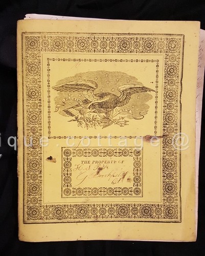 1848 antique penmanship - 1848,
